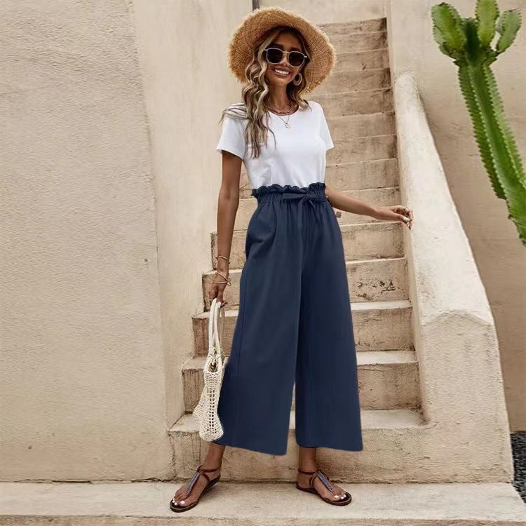 Pinterest-Inspired Sophie Laurie Linen Wide Leg Pants