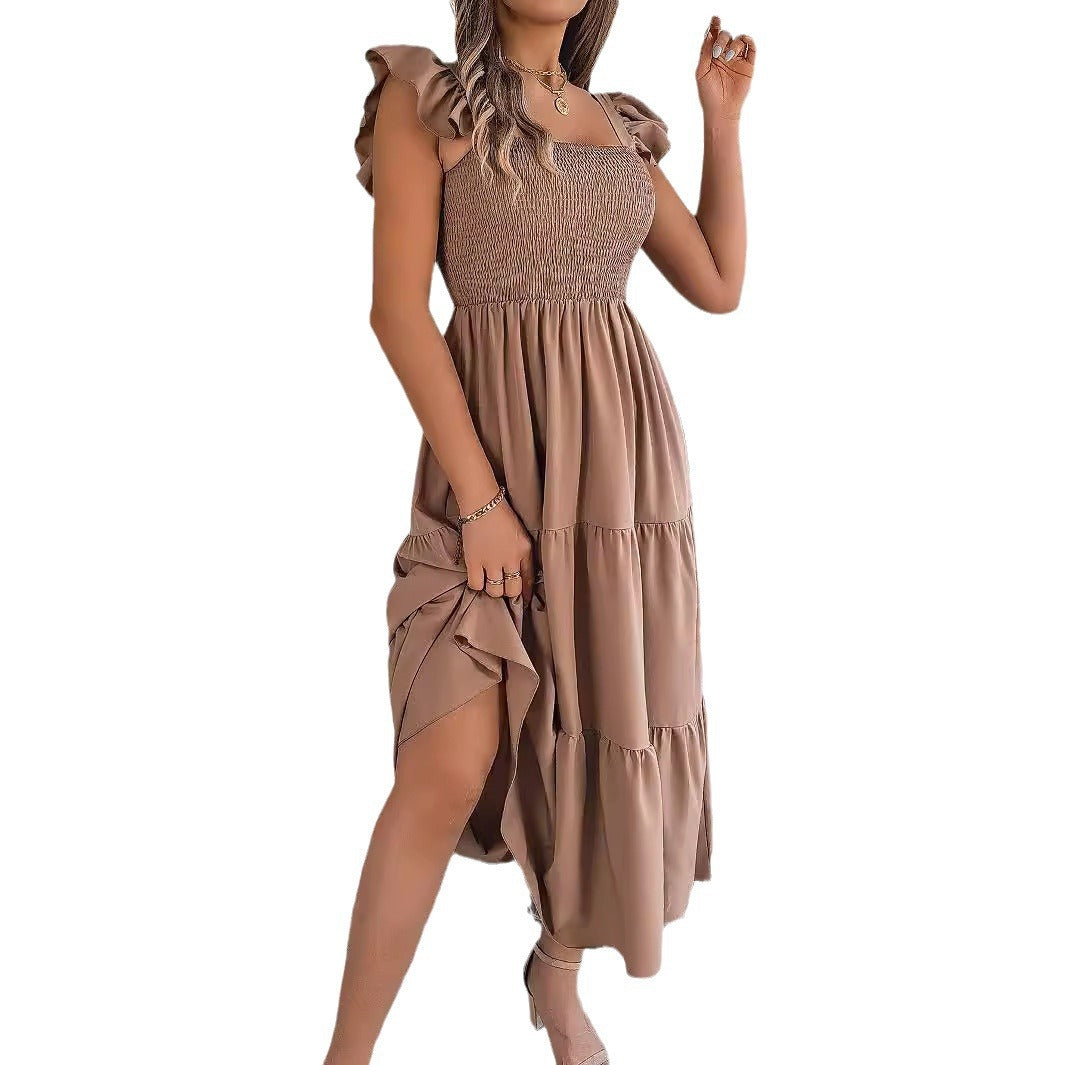 Elegant Sophie Laurie Sleeveless Midi Summer Dress