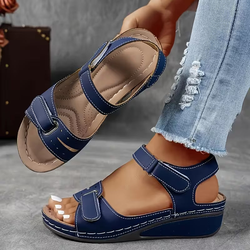 Comfort Wedge Sophie Laurie Perfect-Fit Strap Sandals
