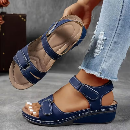 Comfort Wedge Sophie Laurie Perfect-Fit Strap Sandals