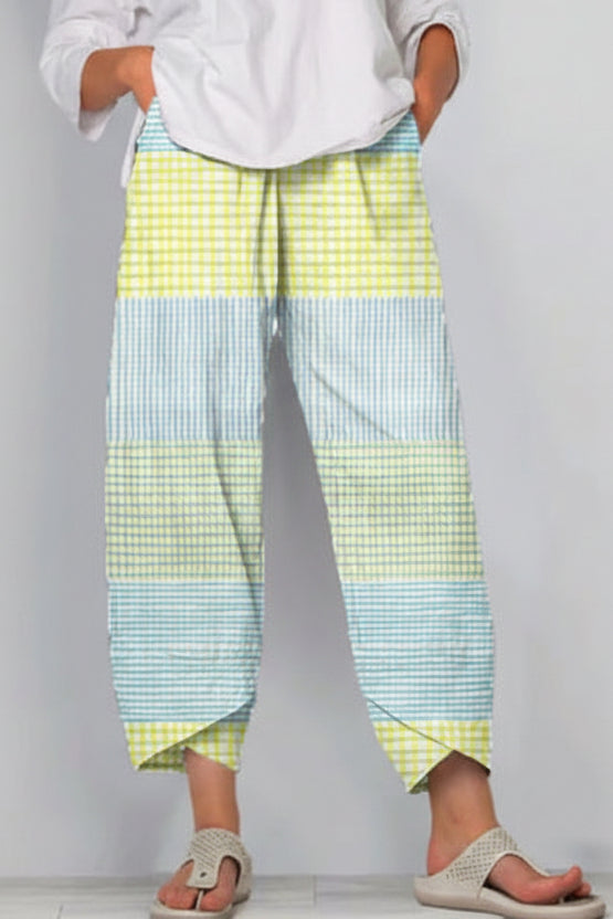 Vibrant Stripe Sophie Laurie Cropped Pants