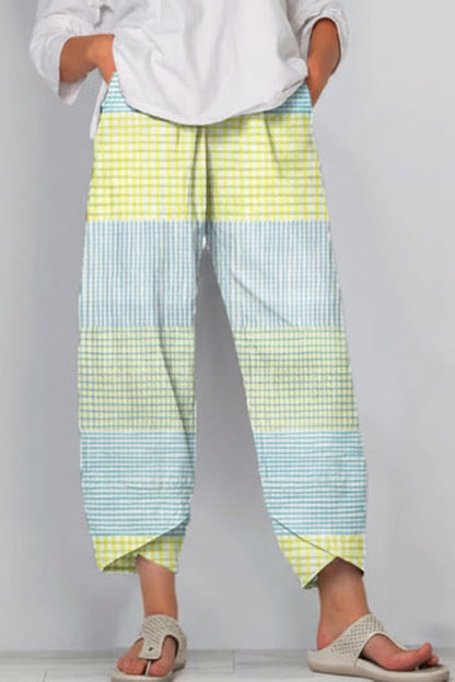 Vibrant Stripe Sophie Laurie Cropped Pants