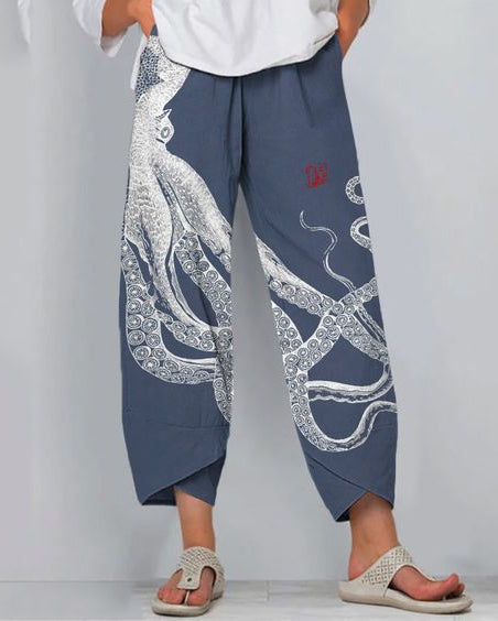 Artful Linen Sophie Laurie 3D Pattern Pants