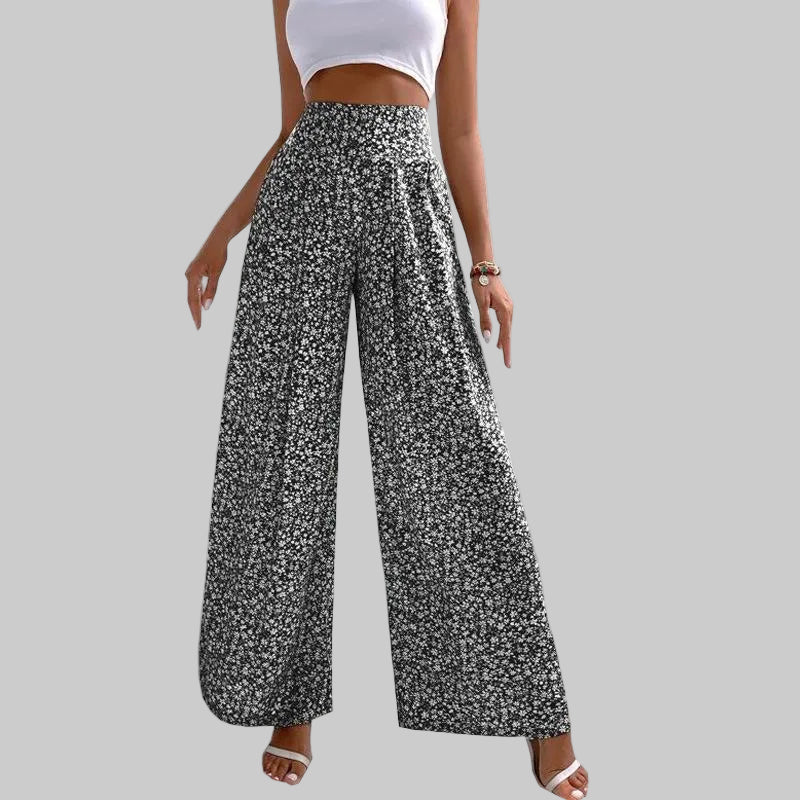 Floral Wide Leg Sophie Laurie Casual Pants