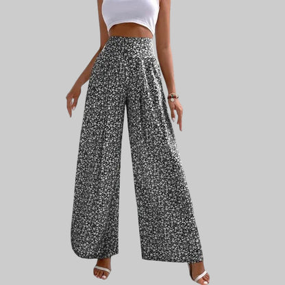 Floral Wide Leg Sophie Laurie Casual Pants