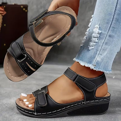 Comfort Wedge Sophie Laurie Perfect-Fit Strap Sandals