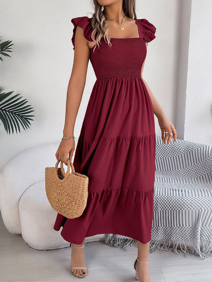 Elegant Sophie Laurie Sleeveless Midi Summer Dress