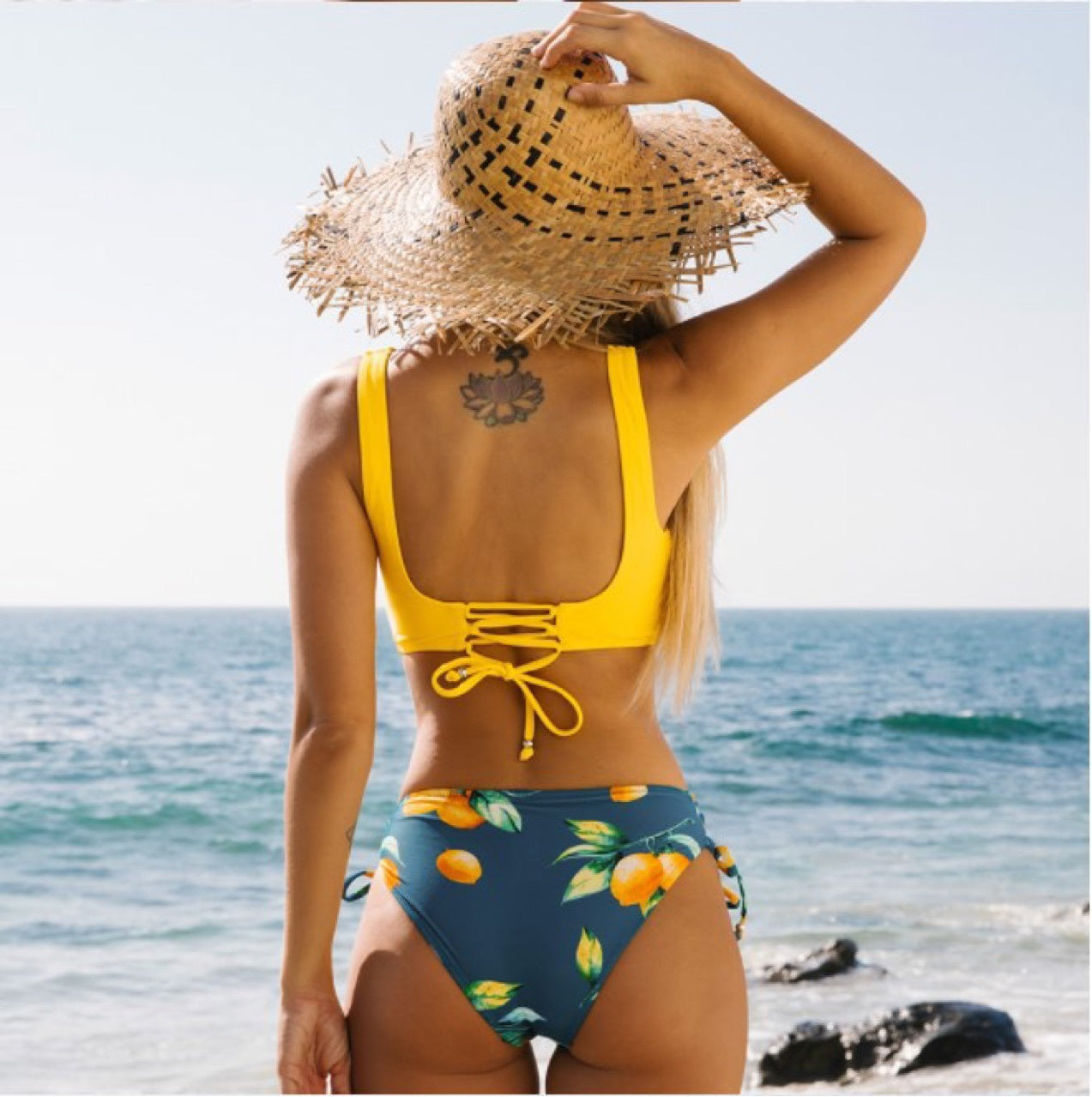 Vibrant Yellow Sophie Laurie Pinterest-Inspired Bikini