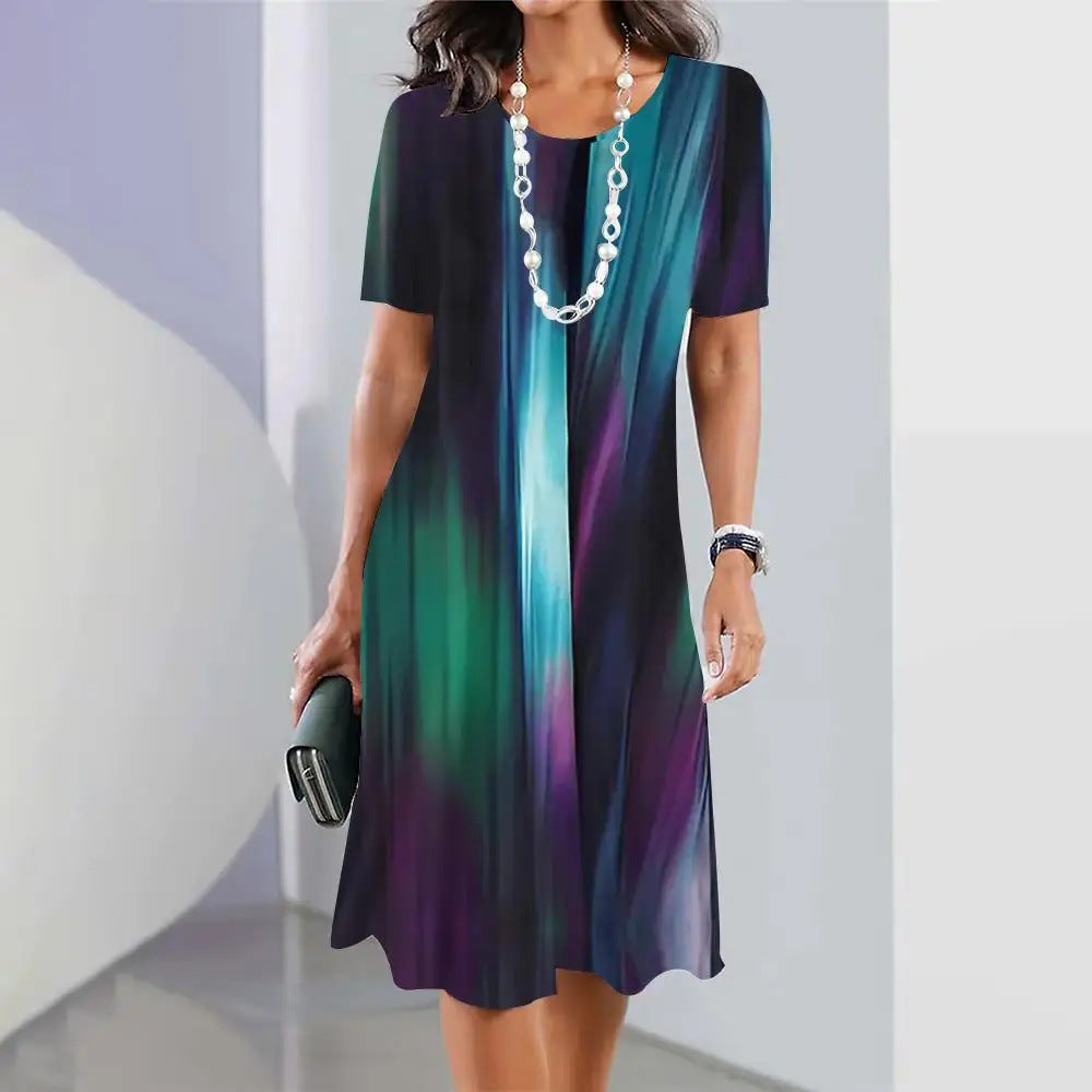 Vibrant Plus Size Dress Sophie Laurie Summer Pullover