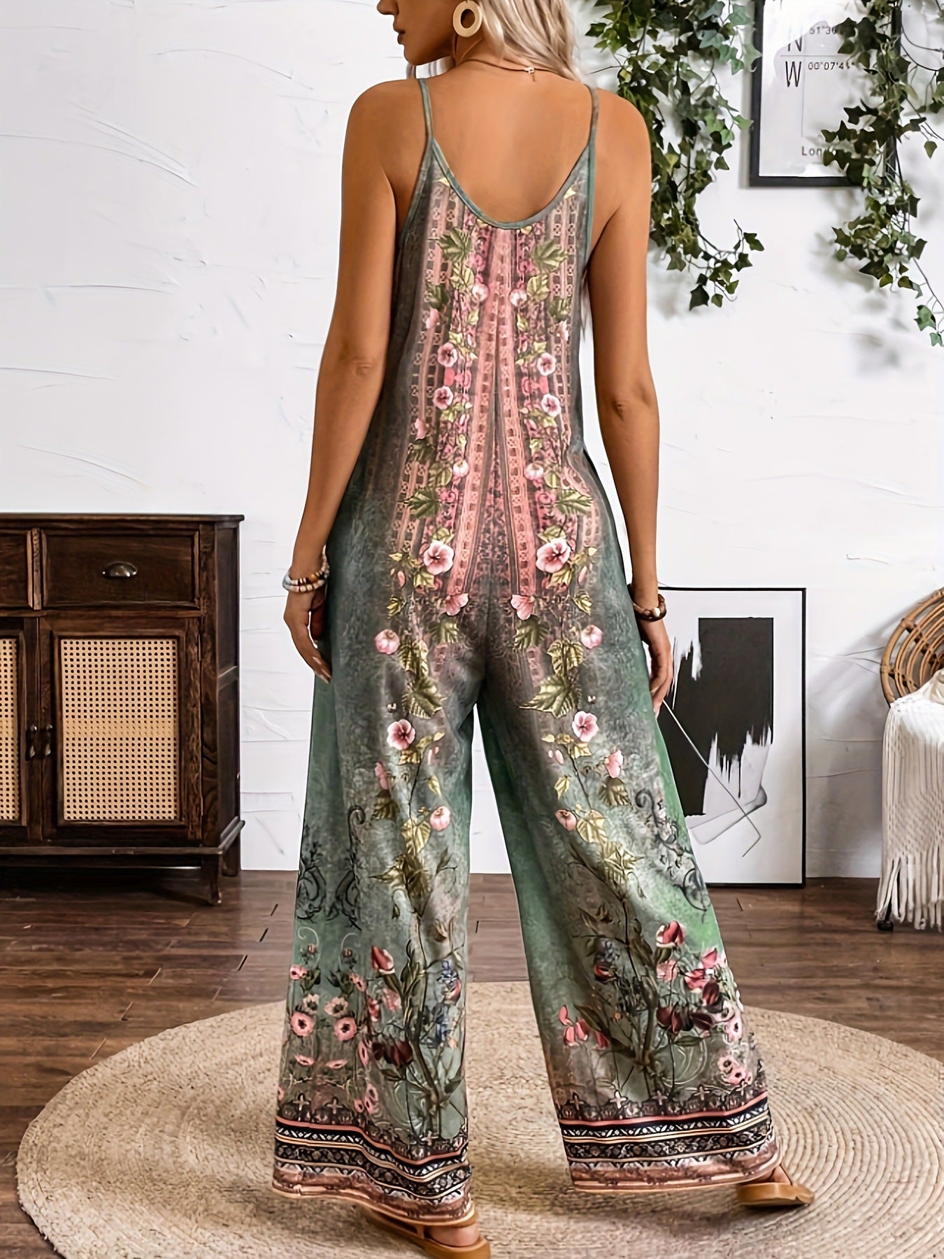 Boho Floral Sophie Laurie Printed Jumpsuit