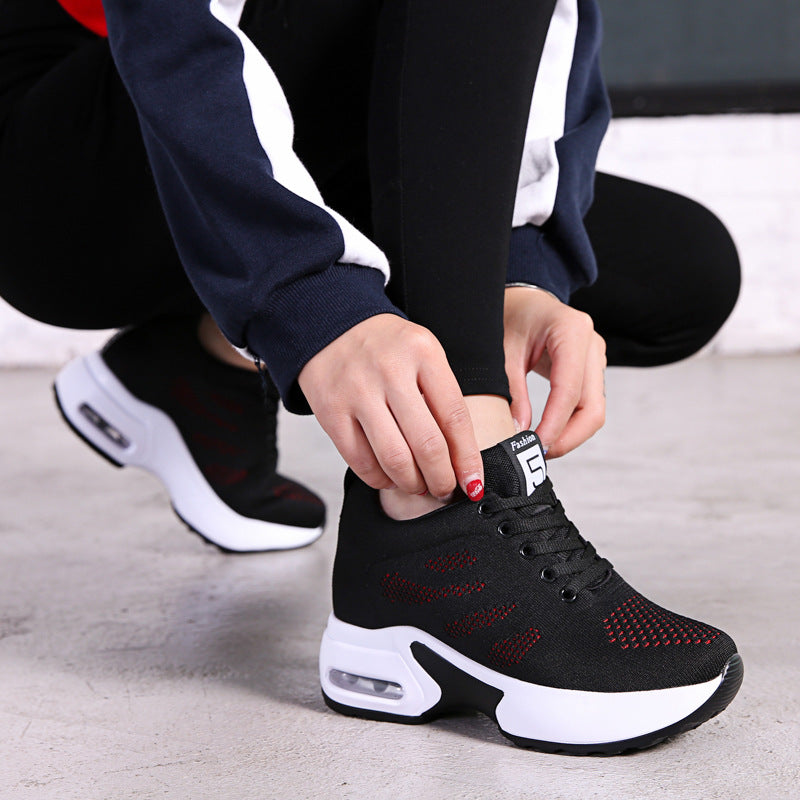 Breathable Mesh Platform Sneakers Sophie Laurie