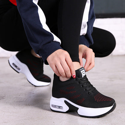 Breathable Mesh Platform Sneakers Sophie Laurie