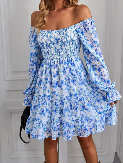 Boho Floral Print Dress Sophie Laurie