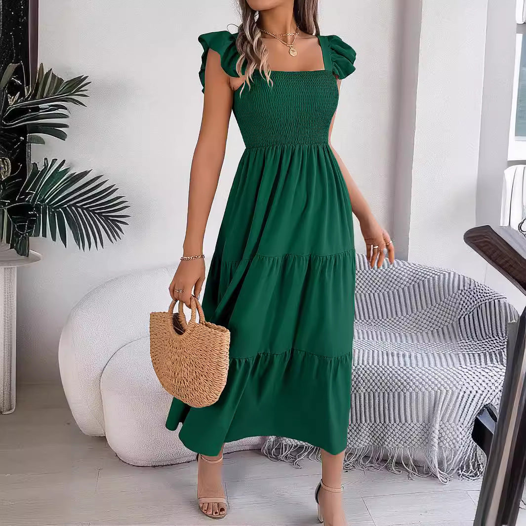 Elegant Sophie Laurie Sleeveless Midi Summer Dress