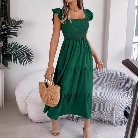 Elegant Sophie Laurie Sleeveless Midi Summer Dress