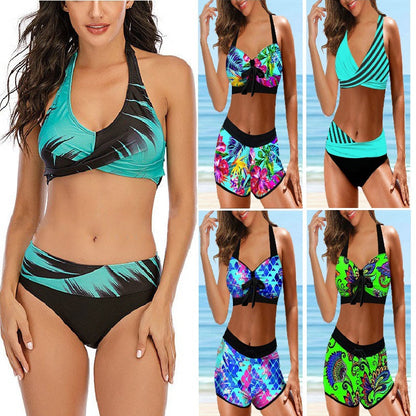 Colorful Print Sophie Laurie Bikini Swimsuit