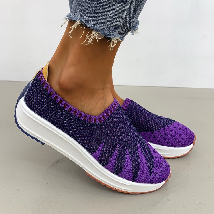 Pinterest-Inspired Sophie Laurie Wedge Sneakers