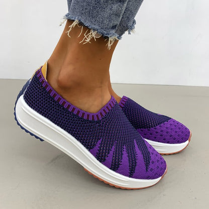 Pinterest-Inspired Sophie Laurie Wedge Sneakers