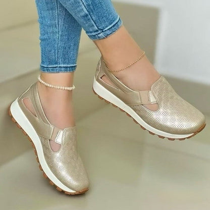 Versatile Sophie Laurie Chunky Slip-On Casual Flats