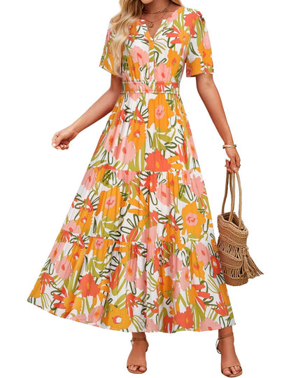 Floral Maxi Dress Sophie Laurie Summer Comfort