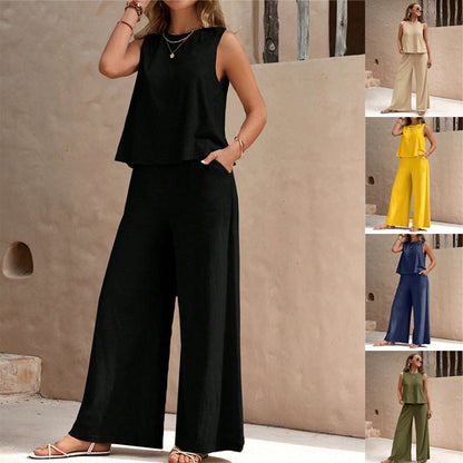 Elegant Loose Cotton Set by Sophie Laurie