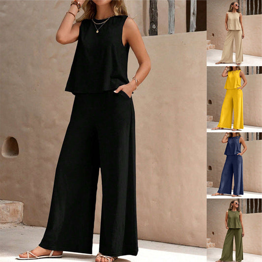 Elegant Loose Cotton Set by Sophie Laurie