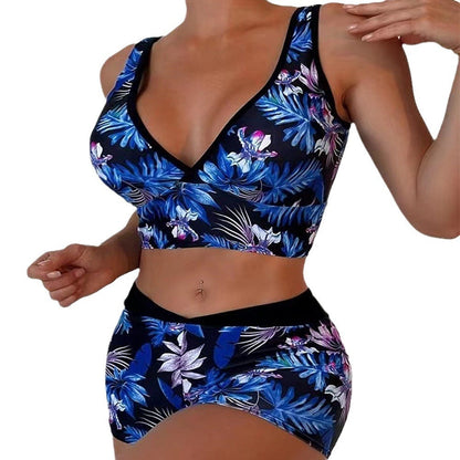 Vibrant Printed Boxer Bikini by Sophie Laurie