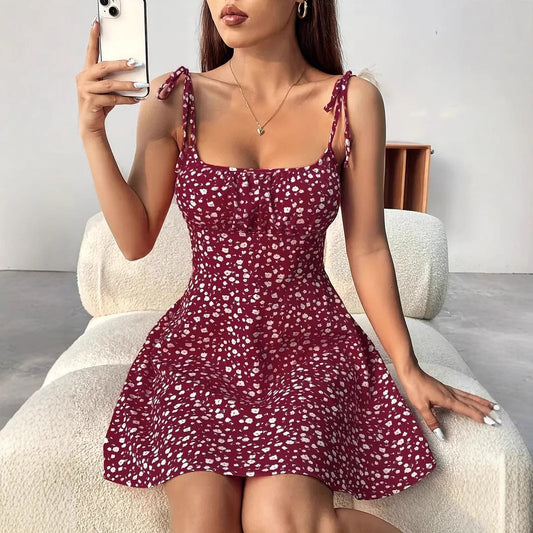 Chic Floral Strap Dress by Sophie Laurie