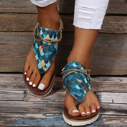 Colorful Comfort Sophie Laurie Plus Size Sandals