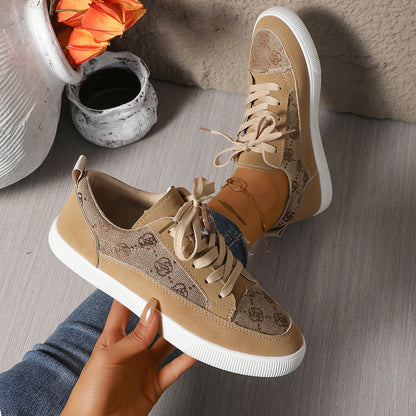 Floral Embroidered Sophie Laurie Casual Sneakers