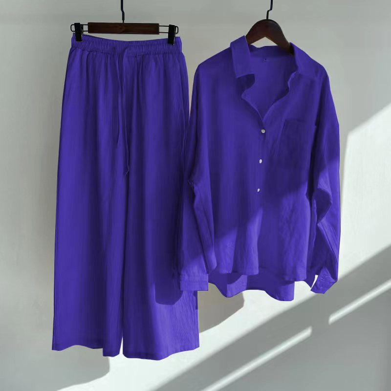 Relaxed Cotton Linen Set by Sophie Laurie
