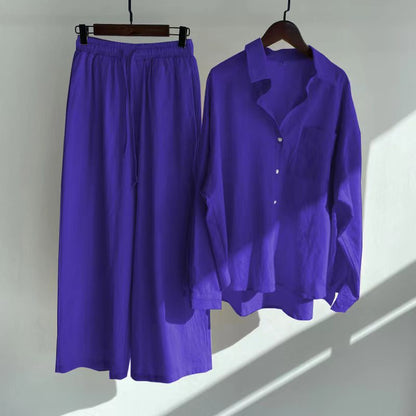 Relaxed Cotton Linen Set by Sophie Laurie
