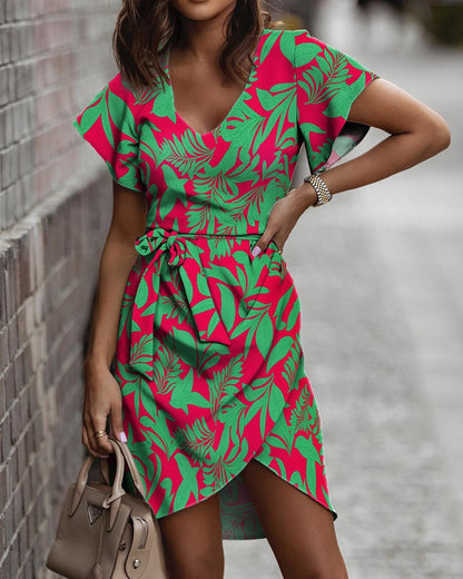 Vibrant Print Sophie Laurie Summer Commuter Dress