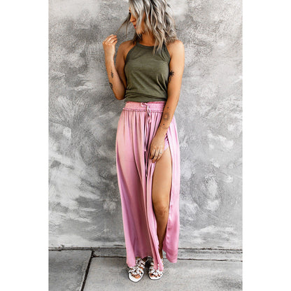 Flowy Slit Maxi Skirt by Sophie Laurie