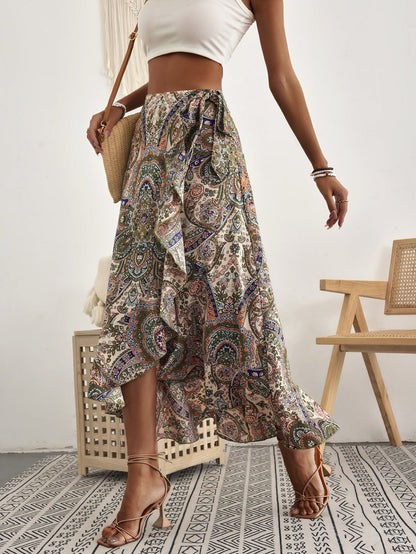 Boho Ruffle Sophie Laurie Pinterest-Inspired Skirt
