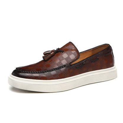 Versatile Sophie Laurie Men's Tassel Slip-On Loafers