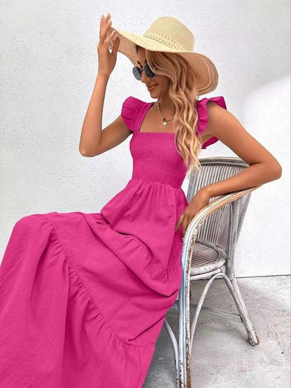 Chic Ruffle Maxi Dress by Sophie Laurie