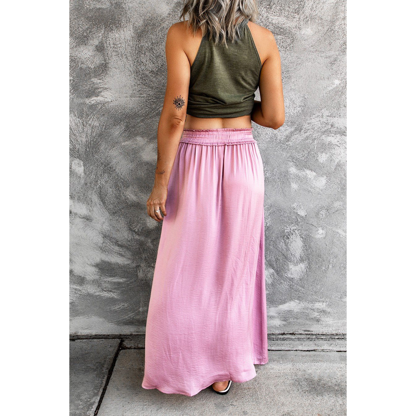 Flowy Slit Maxi Skirt by Sophie Laurie