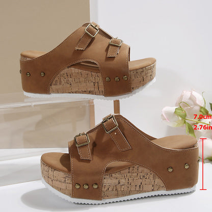 Chic Platform Sandals by Sophie Laurie