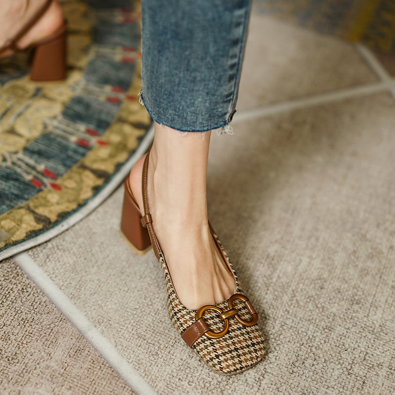 Vintage Block Heel Pumps Sophie Laurie