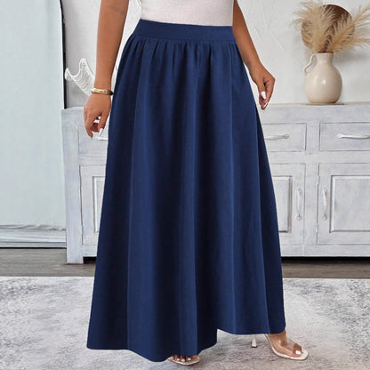 Elegant Navy Flare Skirt by Sophie Laurie