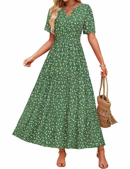 Floral Maxi Dress Sophie Laurie Summer Comfort