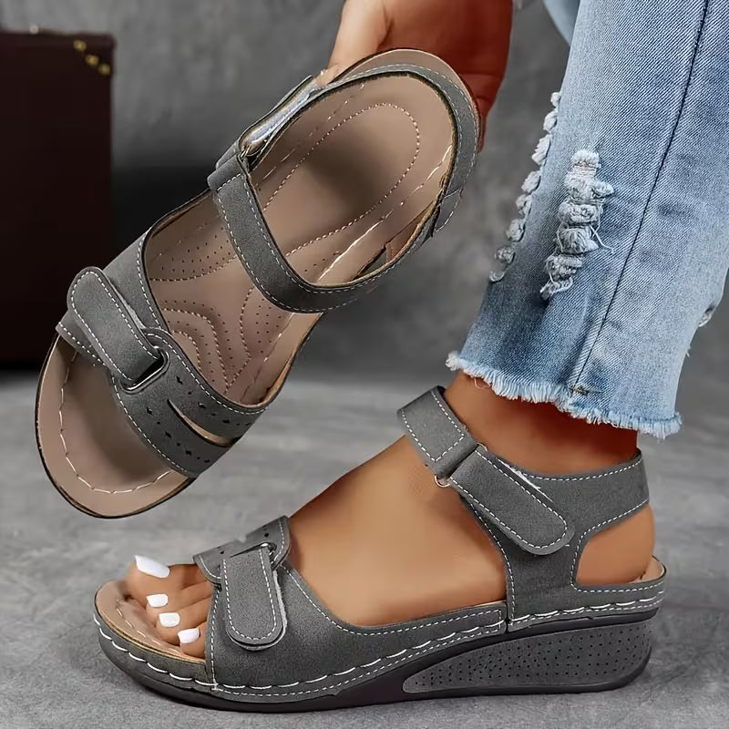 Comfort Wedge Sophie Laurie Perfect-Fit Strap Sandals