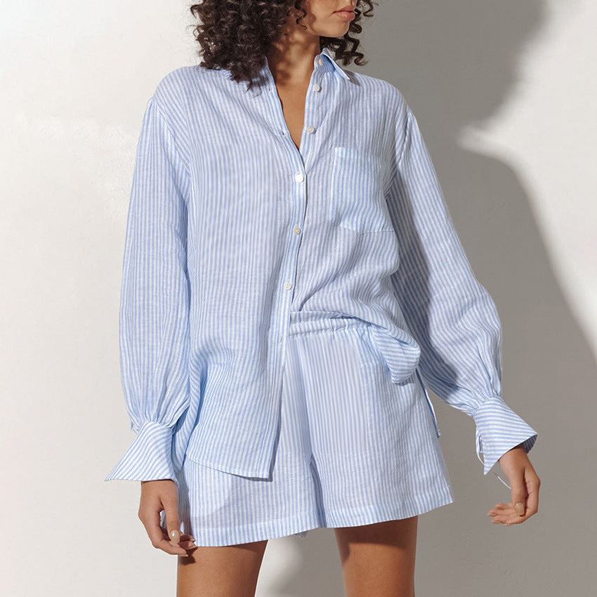 Striped Cotton Set Sophie Laurie Pinterest-Inspired Outfit
