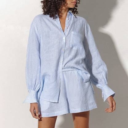 Striped Cotton Set Sophie Laurie Pinterest-Inspired Outfit