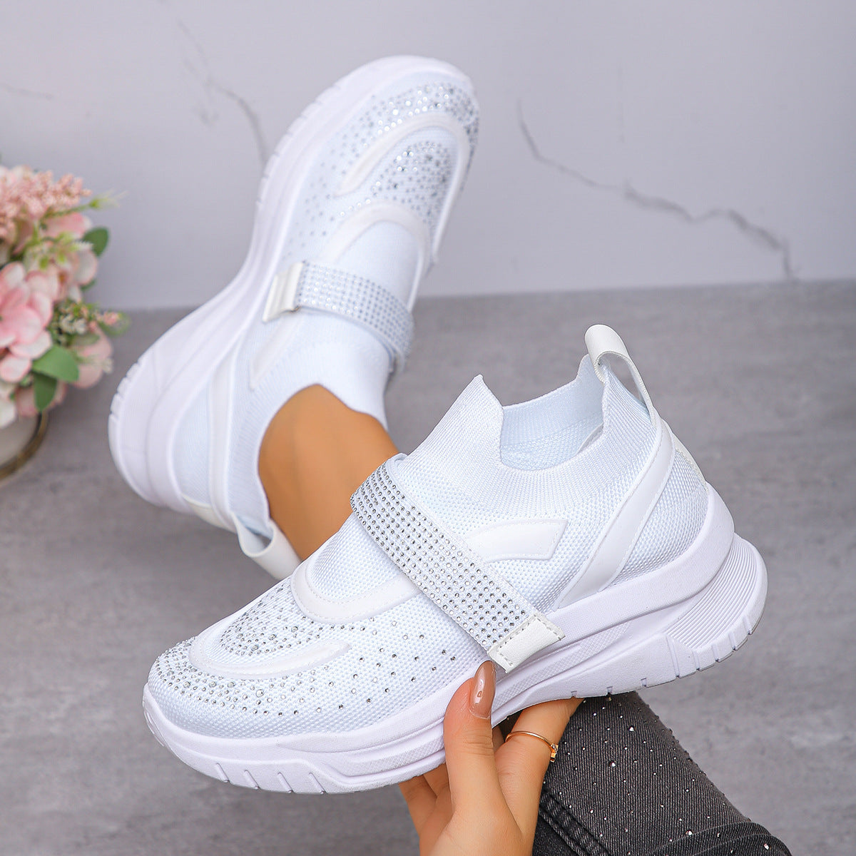Trendy Sophie Laurie Wedge Sneakers for Women