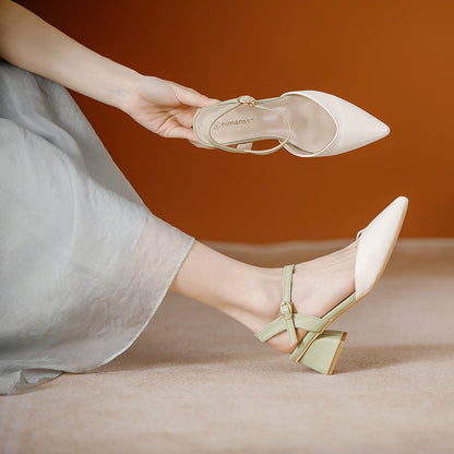 Chic Block Heel Pumps by Sophie Laurie