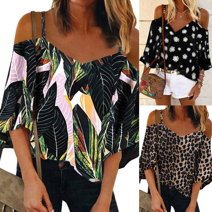 Chic Printed Chiffon Blouse Sophie Laurie