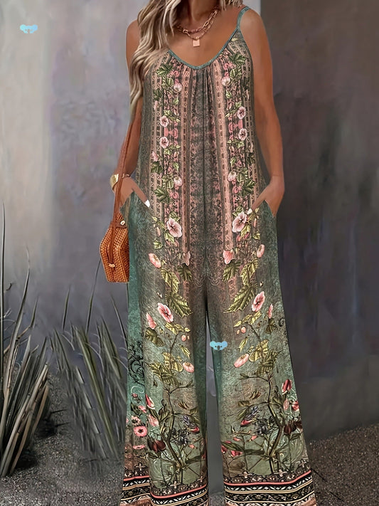 Boho Floral Sophie Laurie Printed Jumpsuit