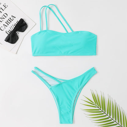 Chic One-Shoulder Sophie Laurie Bikini Set